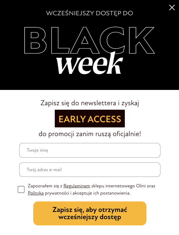 Przykładowy formularz zapisu do newslettera